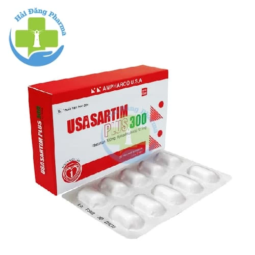 Usasartim Plus 300 - Hộp 3 vỉ x 10 viên